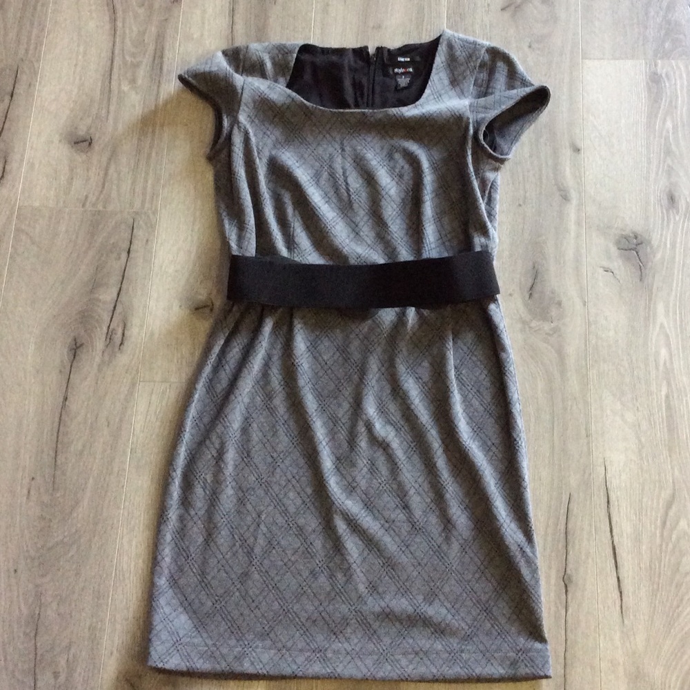 Grey Work Dress